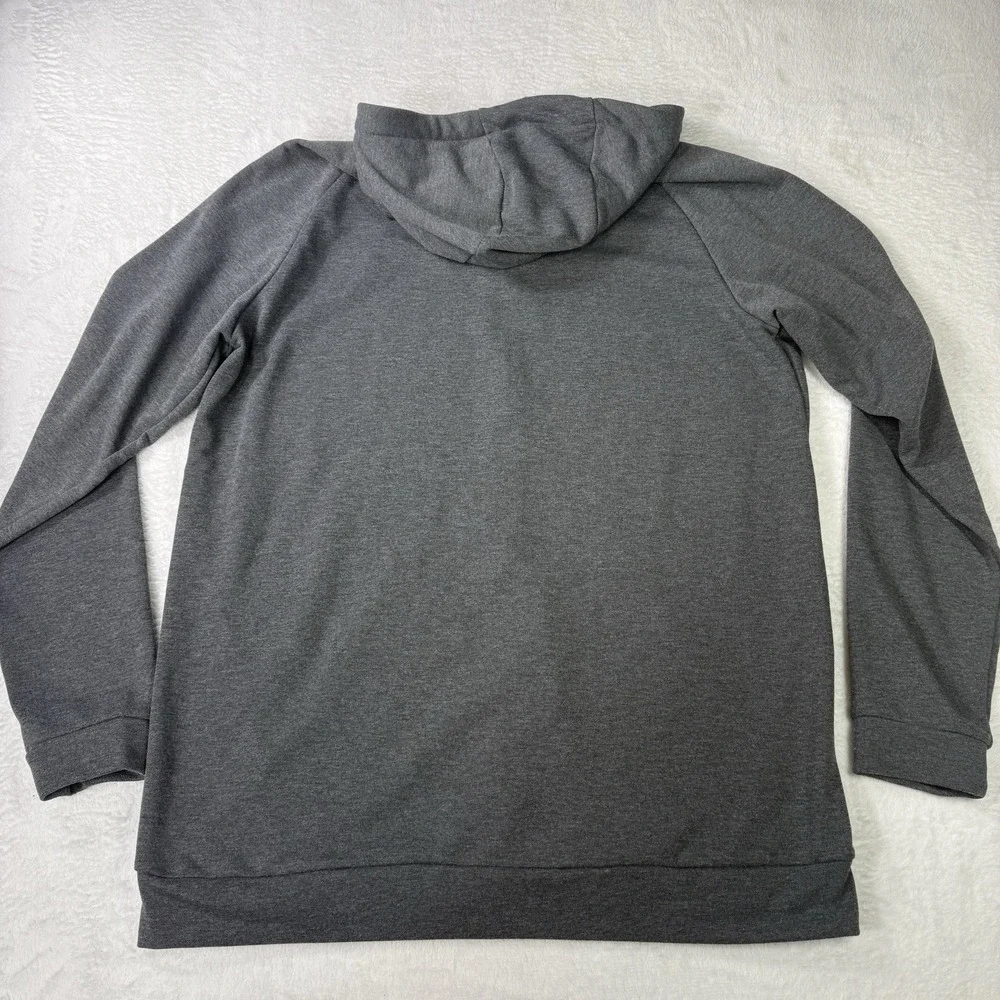 Nike Dri Fit Hoodie‎ Jacket Size XL Tall Gray Full Zip * MINT CONDITION*
